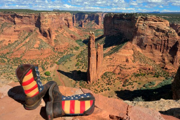 Uitzicht op de Grand Canyon van Arizona.